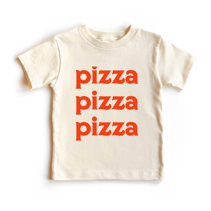 Camiseta Infantil Pizza Pizza | Natural 2T para venta al por mayor de Chunky Deli