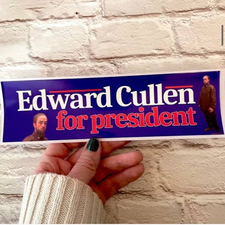 Edward Cullen for President for wholesale by Frog Mustard Stickers