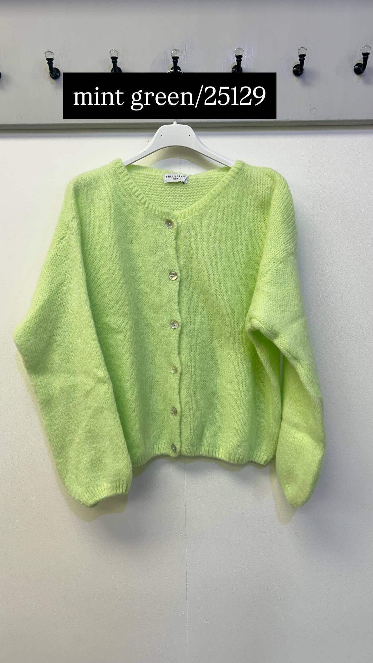 Terminal 1 Clothing – wholesale Kofta - Dam – Cardigan i mohairblandning med knappar fram19