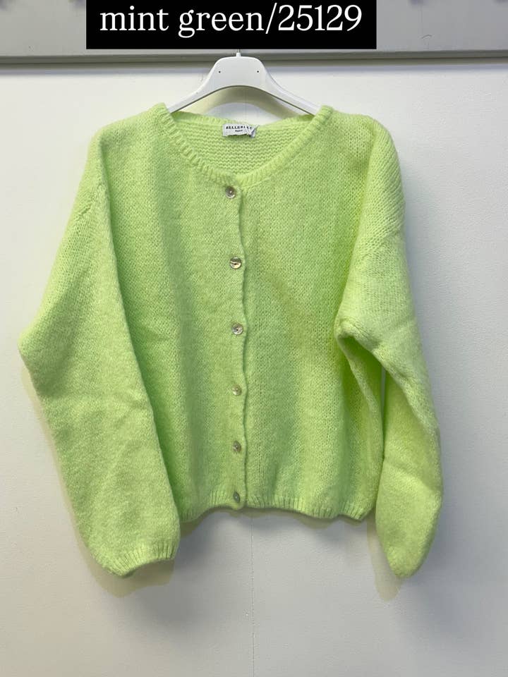 Terminal 1 Clothing – wholesale Kofta - Dam – Cardigan i mohairblandning med knappar fram19