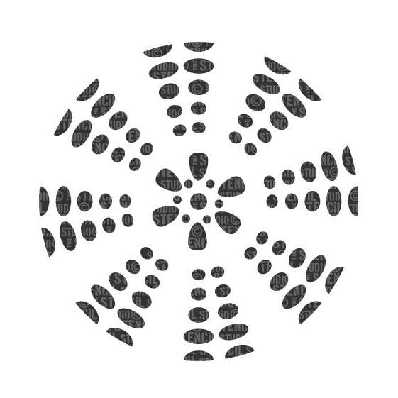 Kipos Urchin Stencil for wholesale by The Stencil Studio