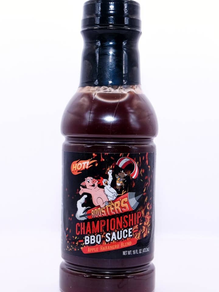 Sauce BBQ de Rooster - Pomme/Habanero Épicée - 8-50010-36500-8 pour la vente par Rooster's Championship Seasoning & Sauce