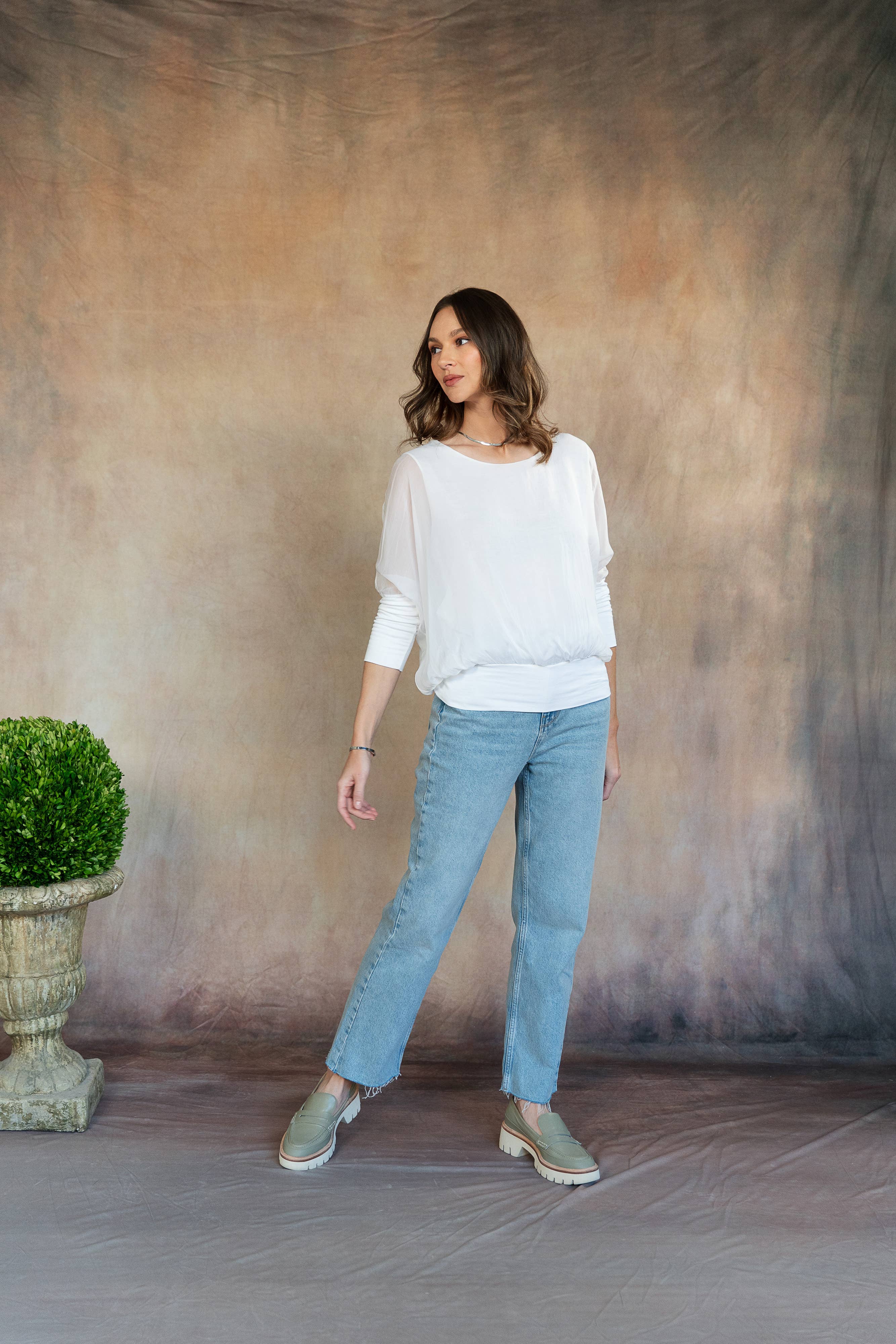 CobbleStone Living - Wholesale Blouse - Women's - Cassandra Italian Silk Top12