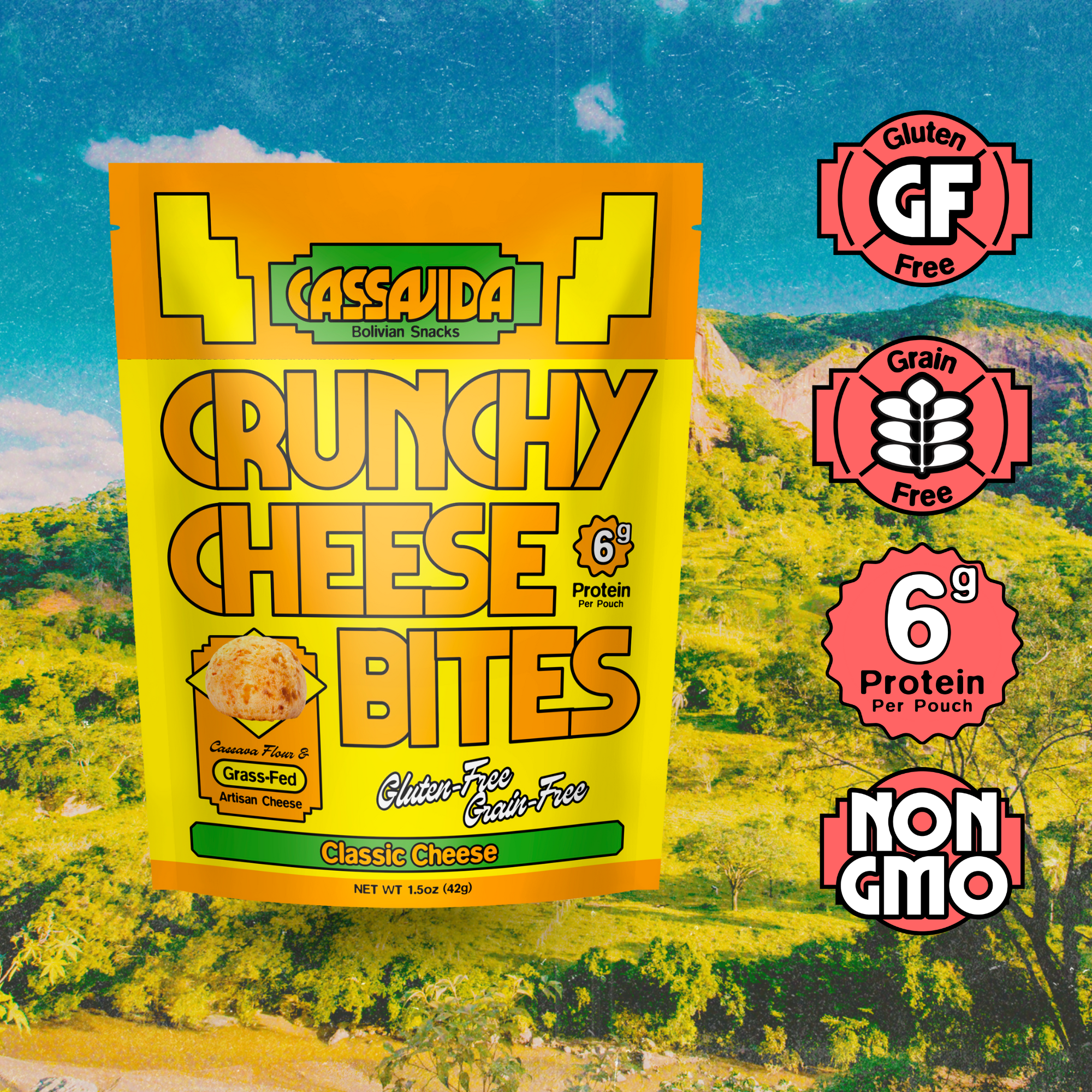 Cassavida - Wholesale Puffed Snack - Cassavida Crunchy Cheese Bites – Gluten-Free Cassava Snack2