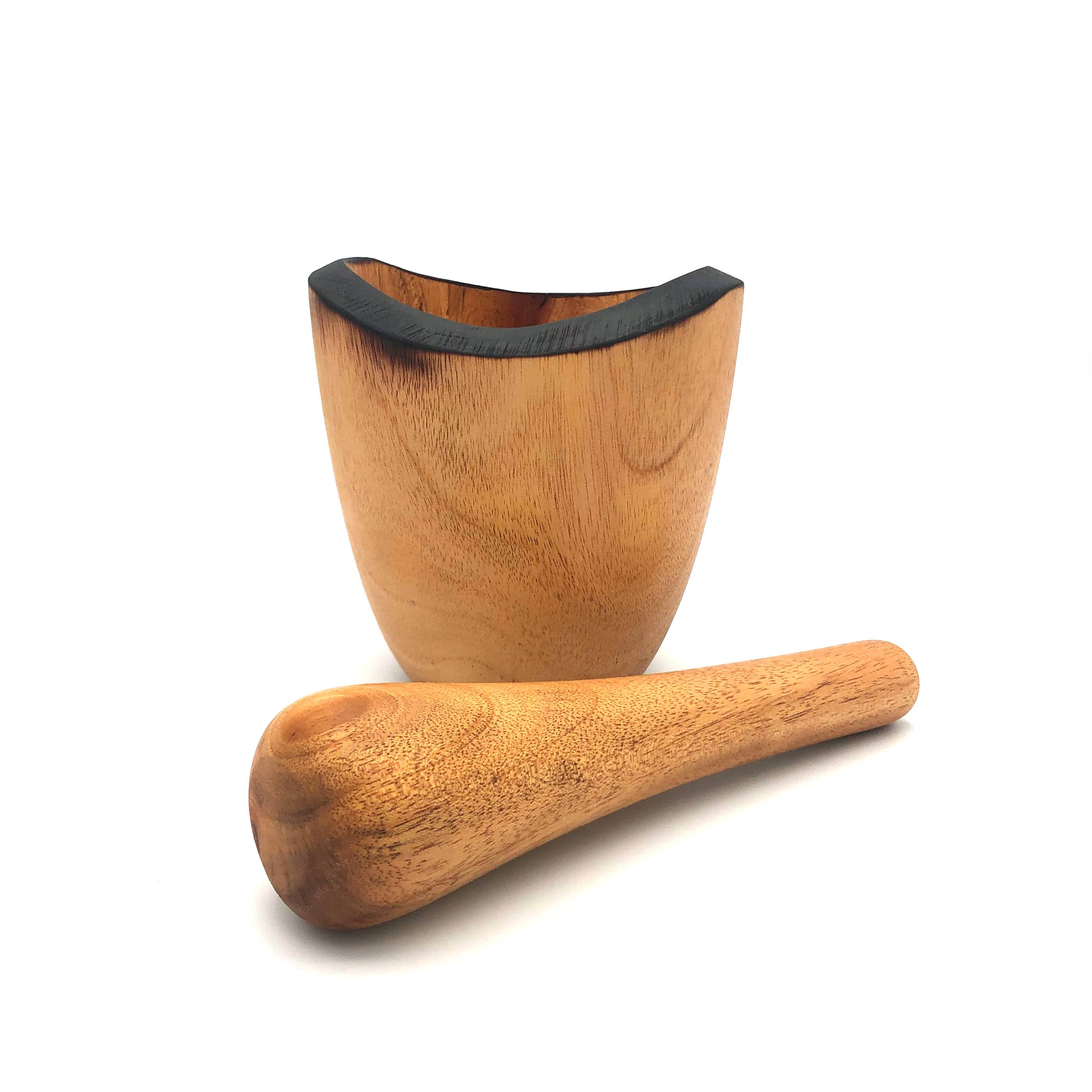 Women of the Cloud Forest - Wholesale Mortar & Pestle - Tropical Hardwood Mortar & Pestle - Rustic1