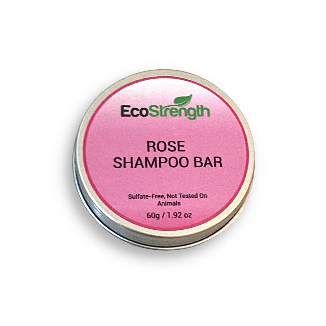 EcoStrength - Wholesale Shampoo puck/solid shampoo - Organic Rose Essential Oil Shampoo Bar