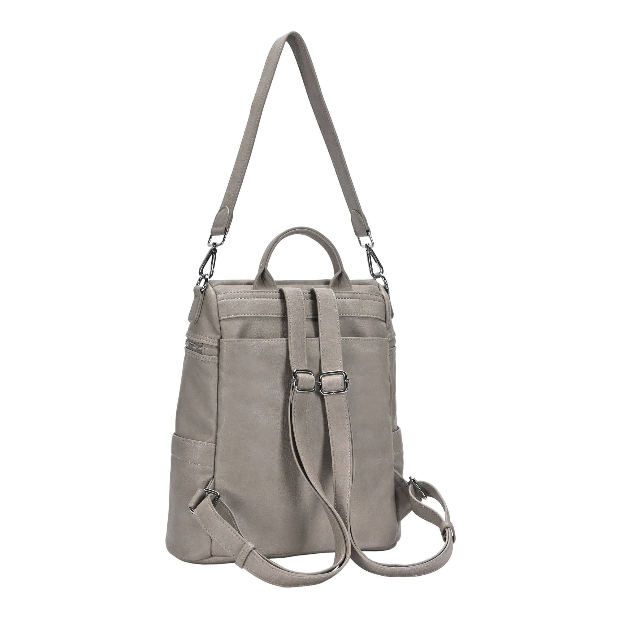 MMS Brands - Wholesale Backpack - Women's - Sienna Utilitarian Shoulder Backpack Purse16