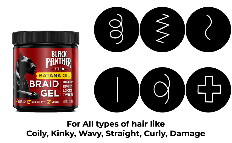 blackpantherstrong - Vendita all'ingrosso Gel/Mousse per acconciature - Gel per Treccine all’Olio di Batana 2-in-1 - Condizionante durante l’Intreccio7