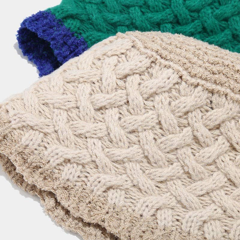 Dipped Shop - Wholesale Vissershoedje - Dames - Gehaakte, gebreide vissershoed met vintage twist DPBH03346