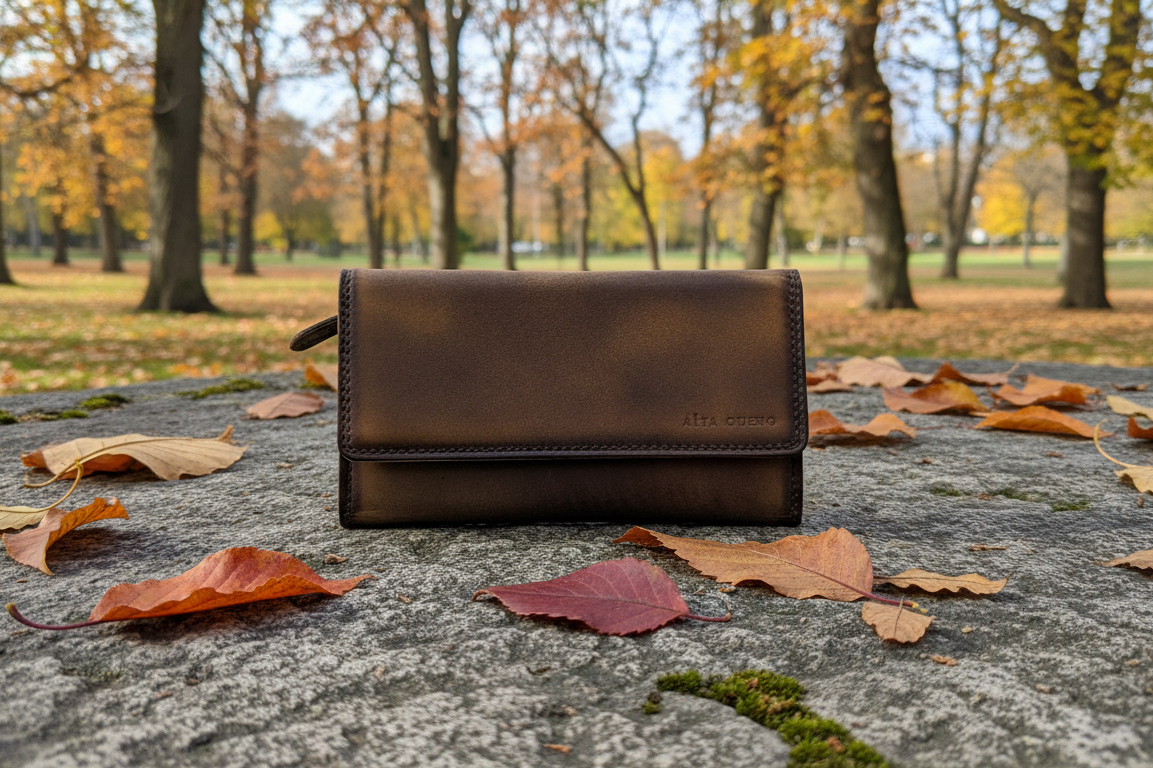 Alta Quero - Wholesale Crossbody Bag - Women's - Textured Brown Leather Essentials Set – Wallets & Crossbody5