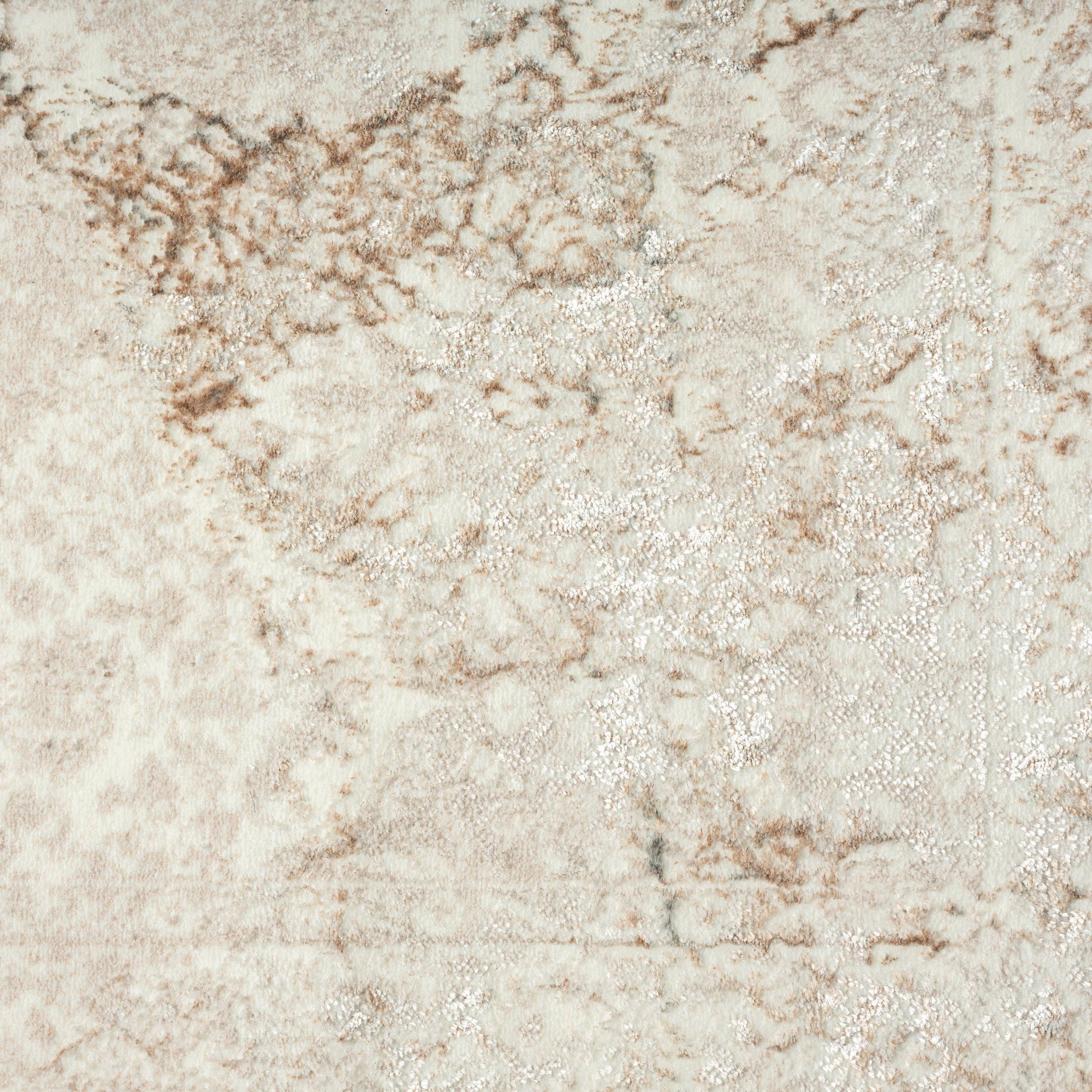 LR Home - Wholesale Area Rug - Angela Contemporary Damask Beige Polyester Indoor Area Rug2