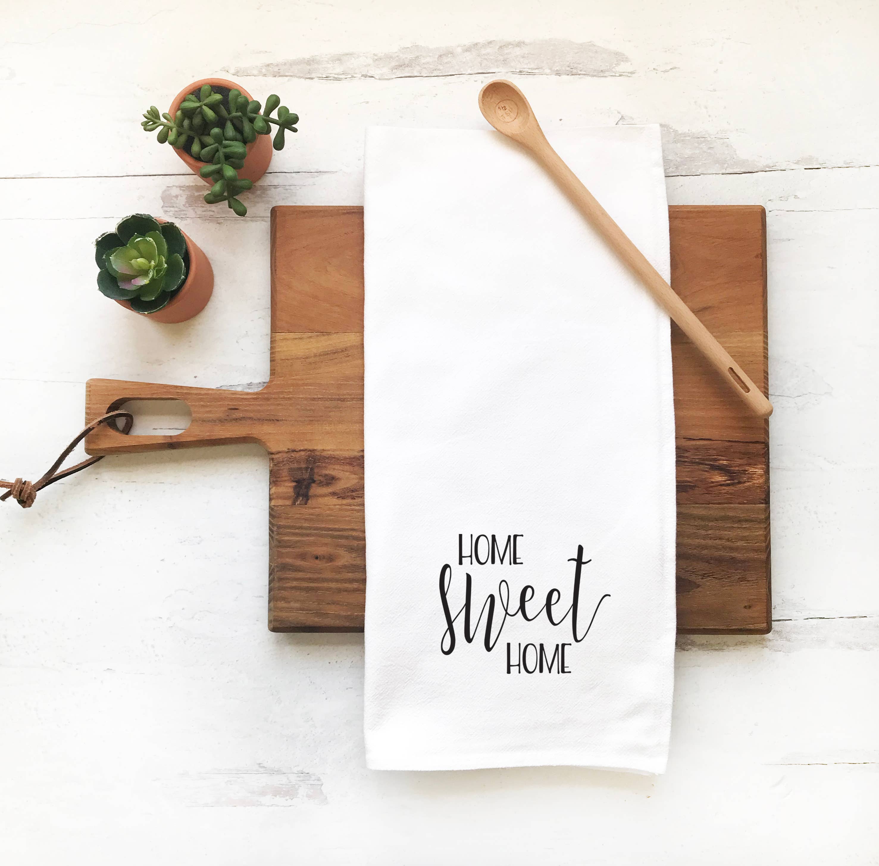 Perfect Day Print Co - Wholesale Tea Towel - Home Sweet Home Tea Towel, Kitchen Dish Cloth, Small Print3