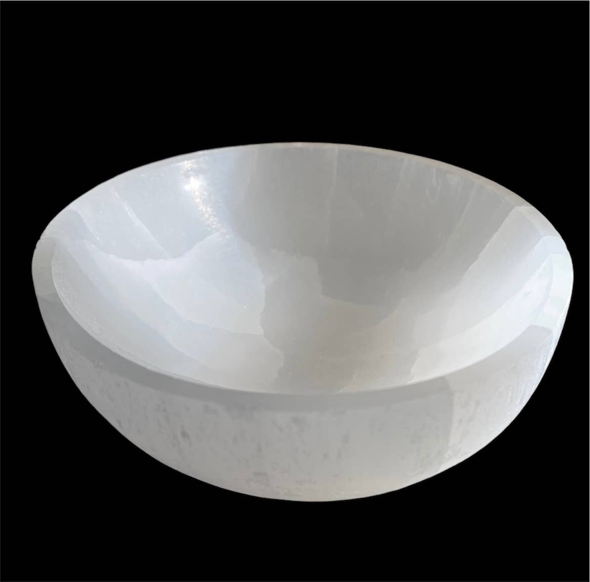 Quasar Gems USA - Wholesale Spiritual Stone/Crystal - Selenite Bowl Round 6cm and 8cm White