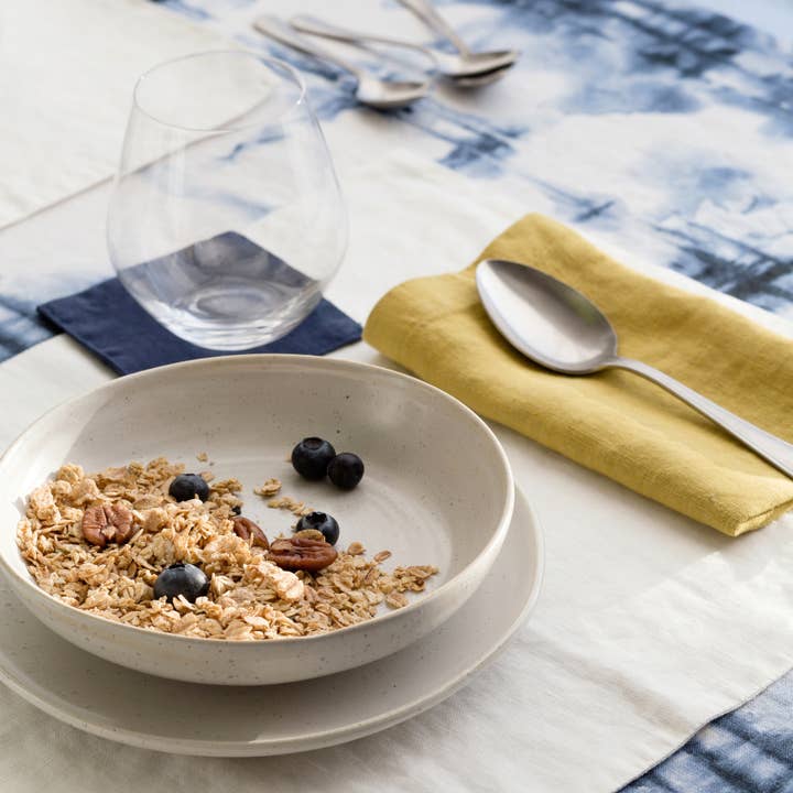 Linen Tales - Wholesale Dinner & Cloth Napkin - Lemon Curry Linen Napkins Set of 2
