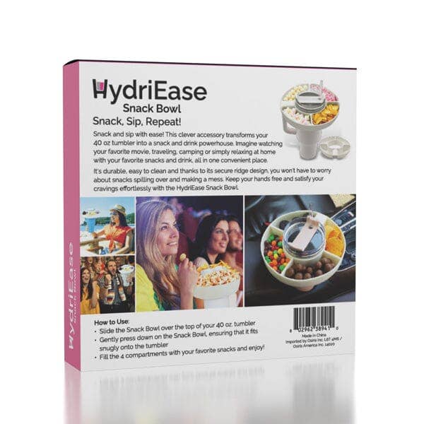 Showcase - Wholesale Snack Box - Kids & Baby - HydriEase Snack Bowl Accessory for 40oz Tumbler Cup1