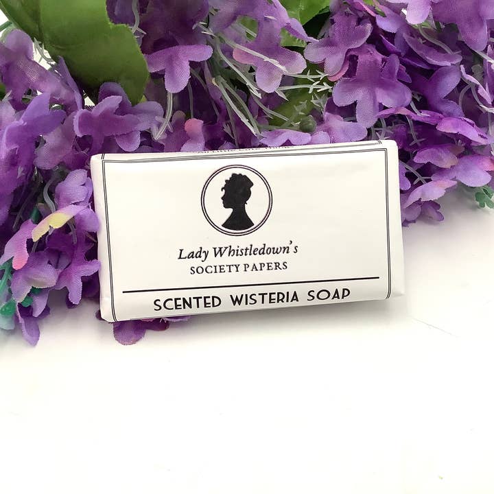 Lady Whistledown Society Paper Scented Soap, Bridgerton Gift for wholesale by All Little Cute Things