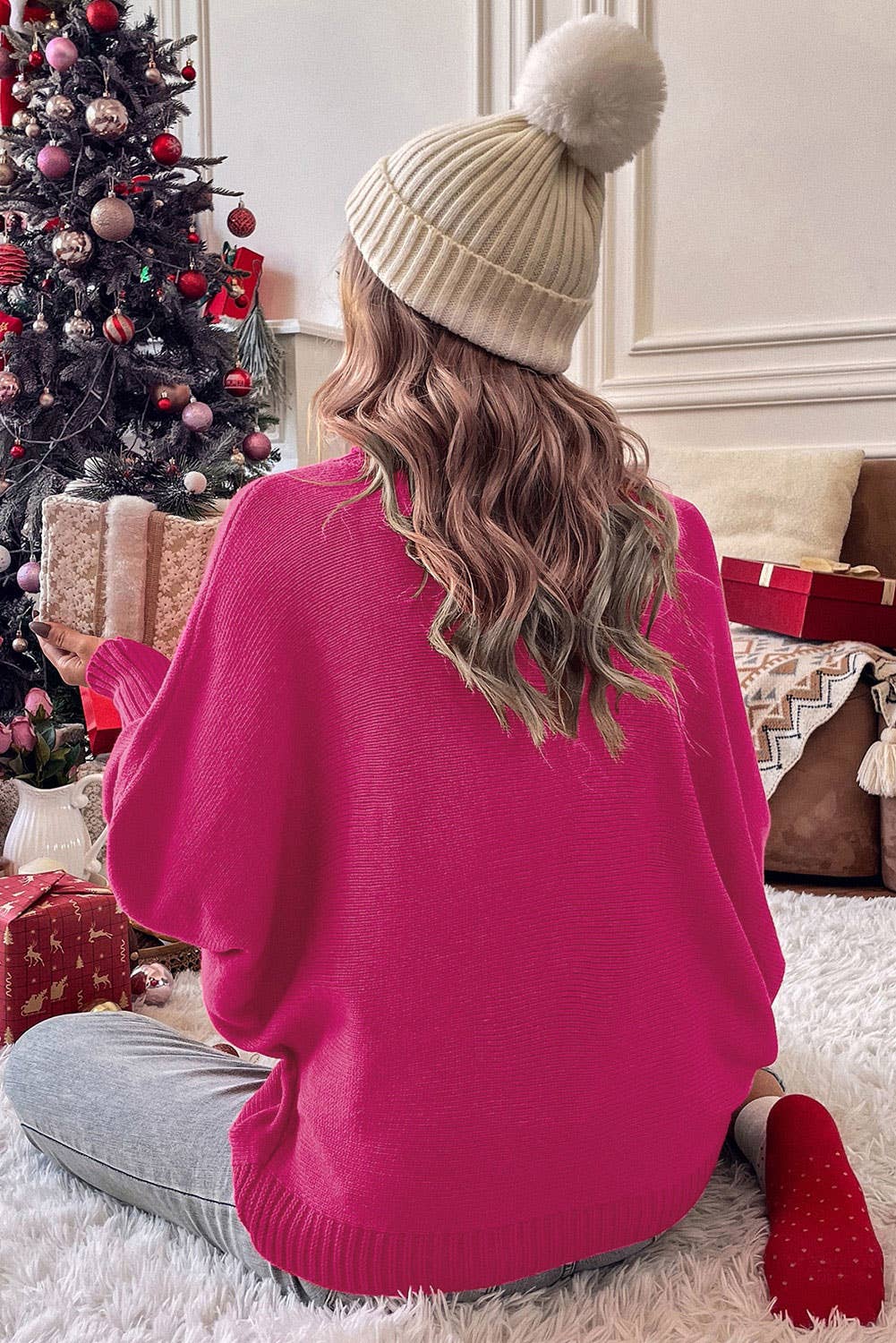 Babs + Birdie – Pulôver - Mulher por atacado – Camisola de Natal Merry Batwing | S-XL 10