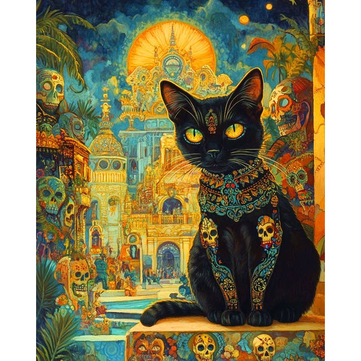 Muerte Gata - Cat and Kitten Wall Art Prints - 8"x10" Artwork for 11"x14" Frame and other Purchase Wholesale cibo gatti programmabile. Free Returns & Net 60 Terms on Faire trending on Faire.