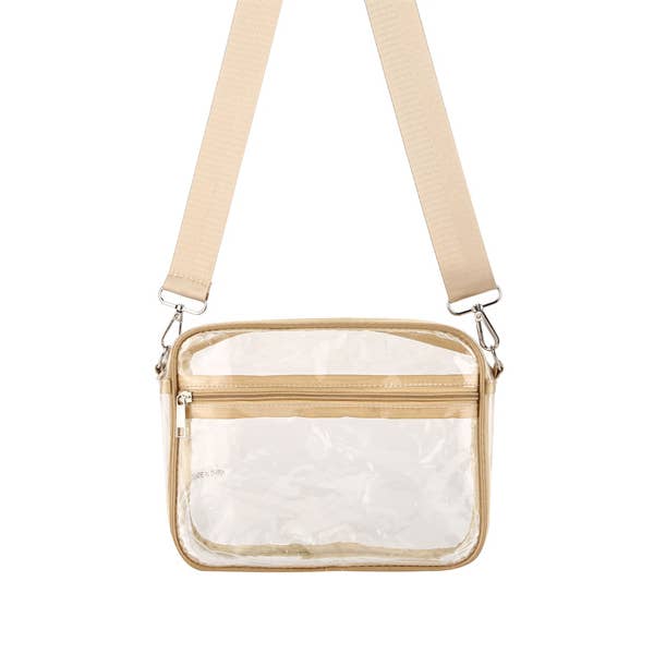 Nima Accessories Inc - Wholesale Crossbody Bag - Women's - Ladies Clear see Thru Crossbody Fashion Handbag