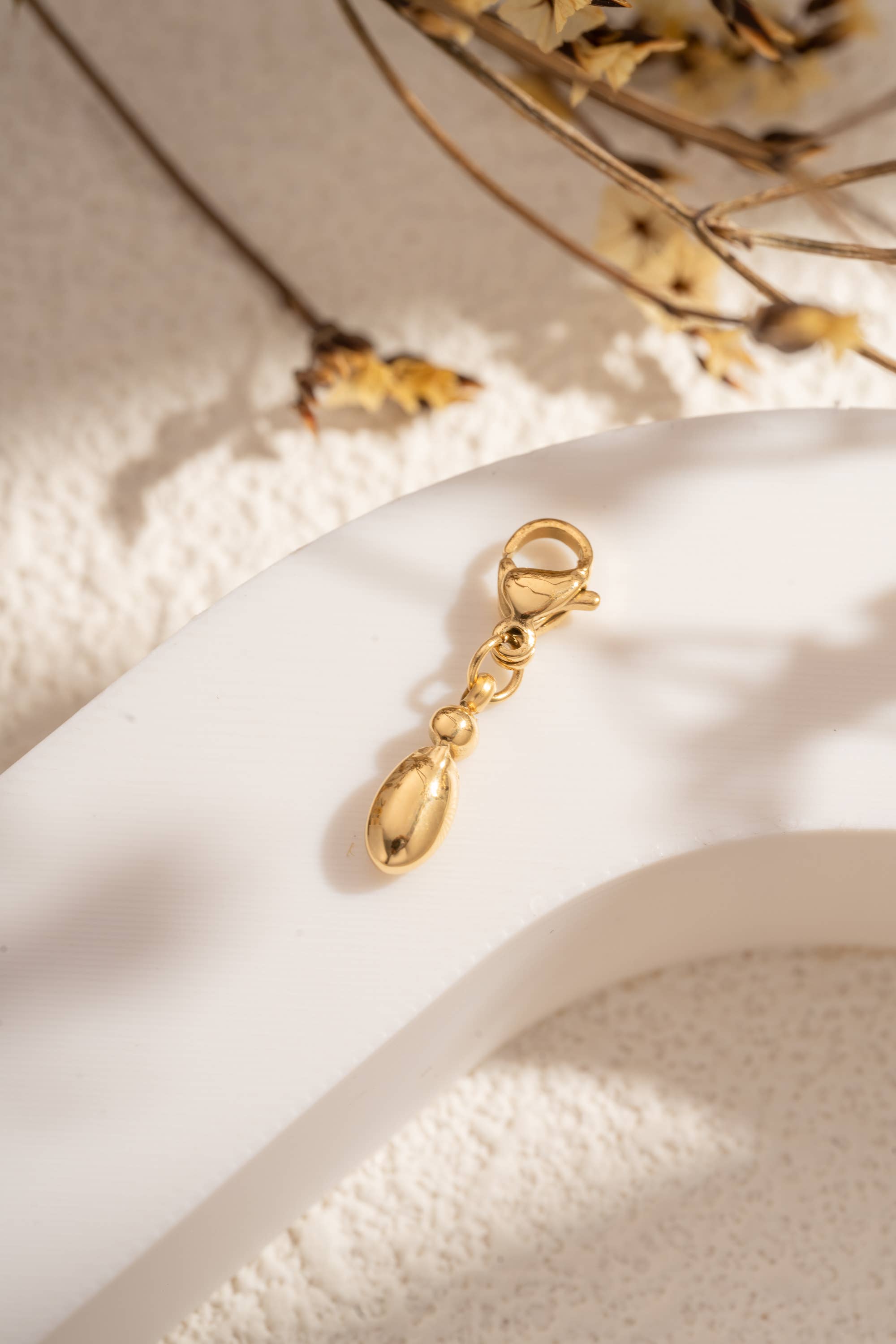 COSMOS - Wholesale Individual Charm/Pendant - Customizable stainless steel letter I alphabet pendant0