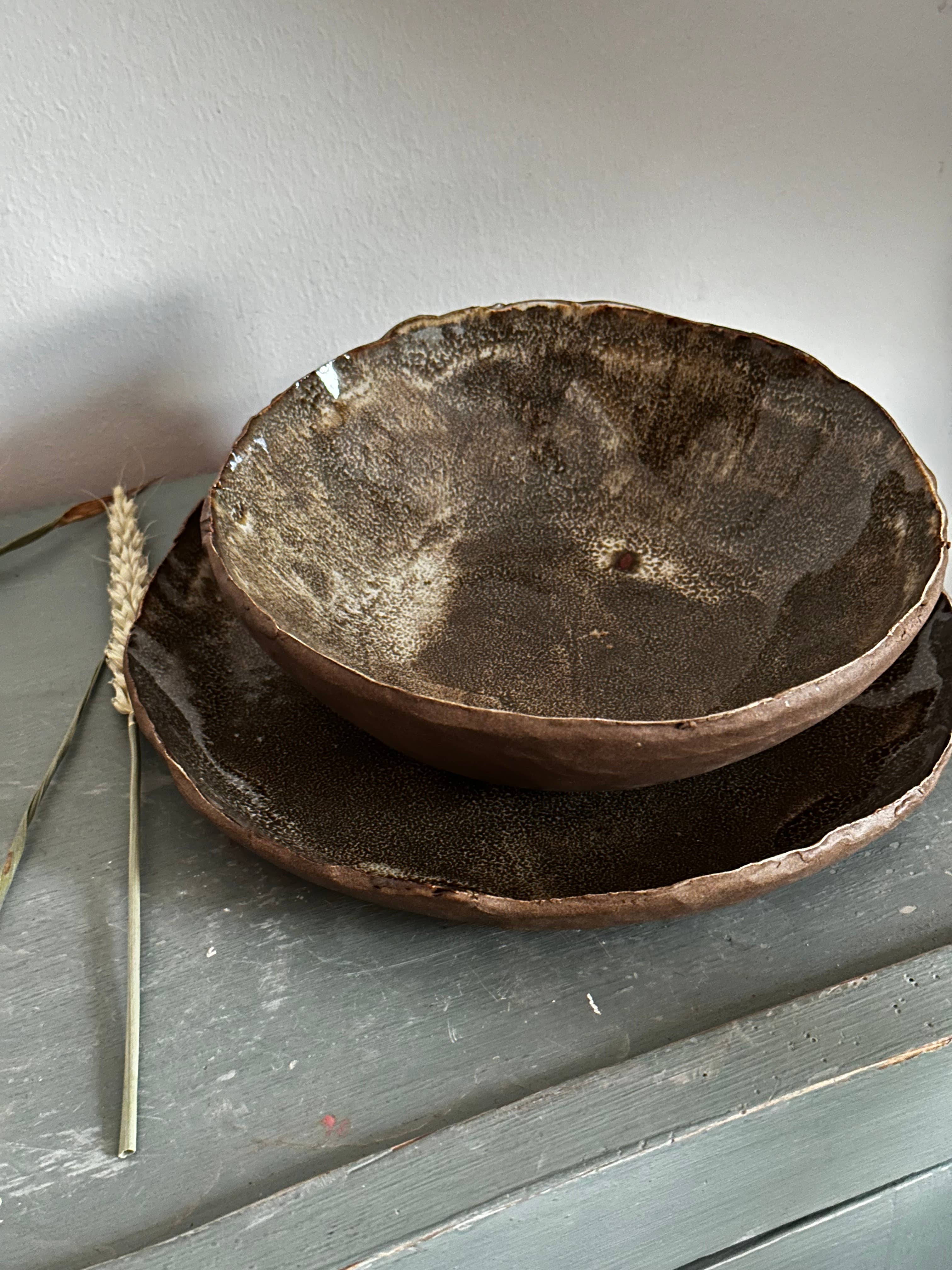 Athene Ceramics - Vendita all'ingrosso Ciotole/Piatti decorativi - Ciotola media organica - fatta a mano13