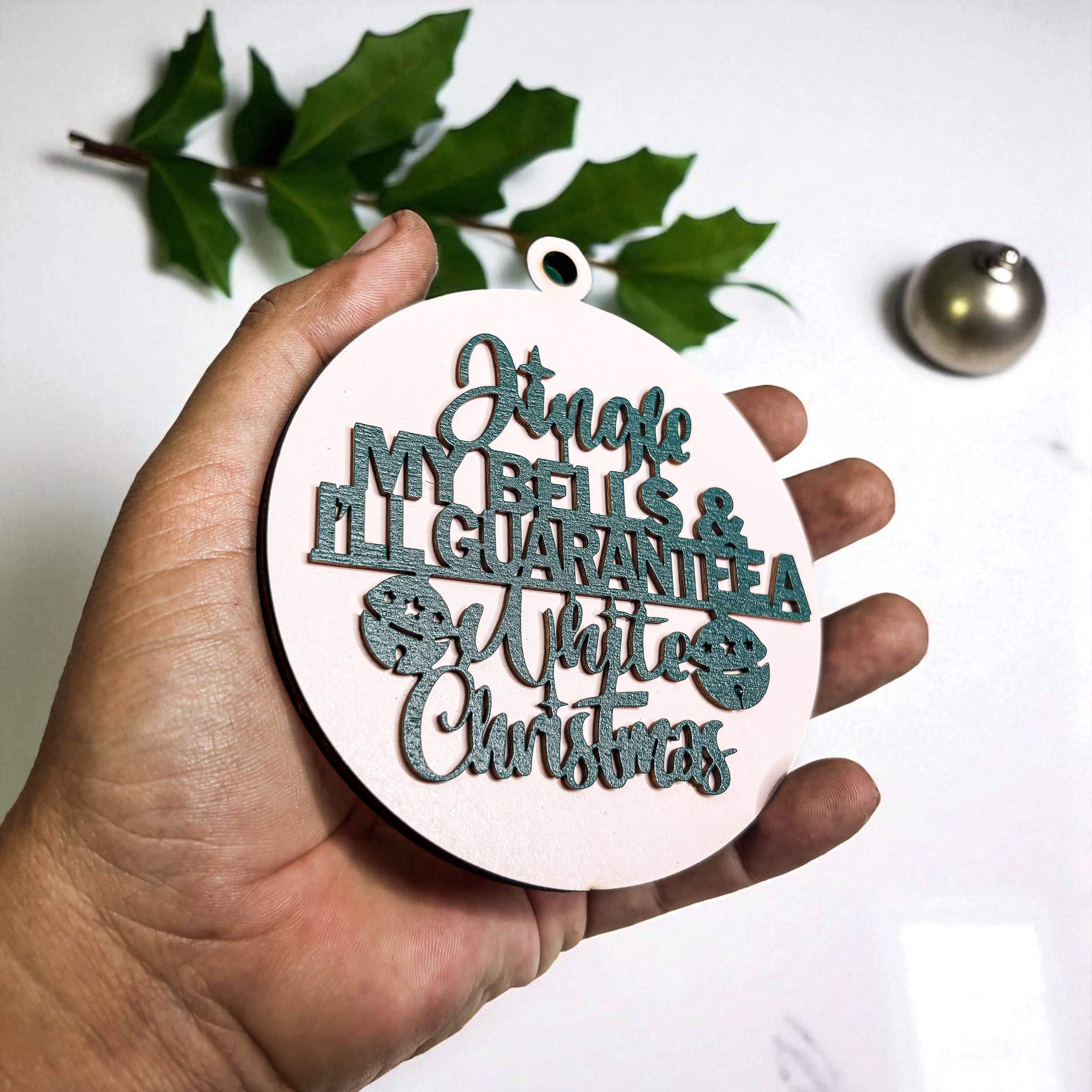 Gia Roma - Wholesale Ornament - Hanging Christmas Decor + Handmade Wooden Ornament Funny110