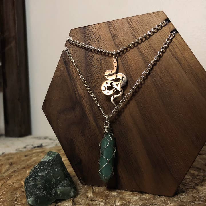Serpent Crystal Layered “Sneklace” for wholesale by Faerie’s Fix