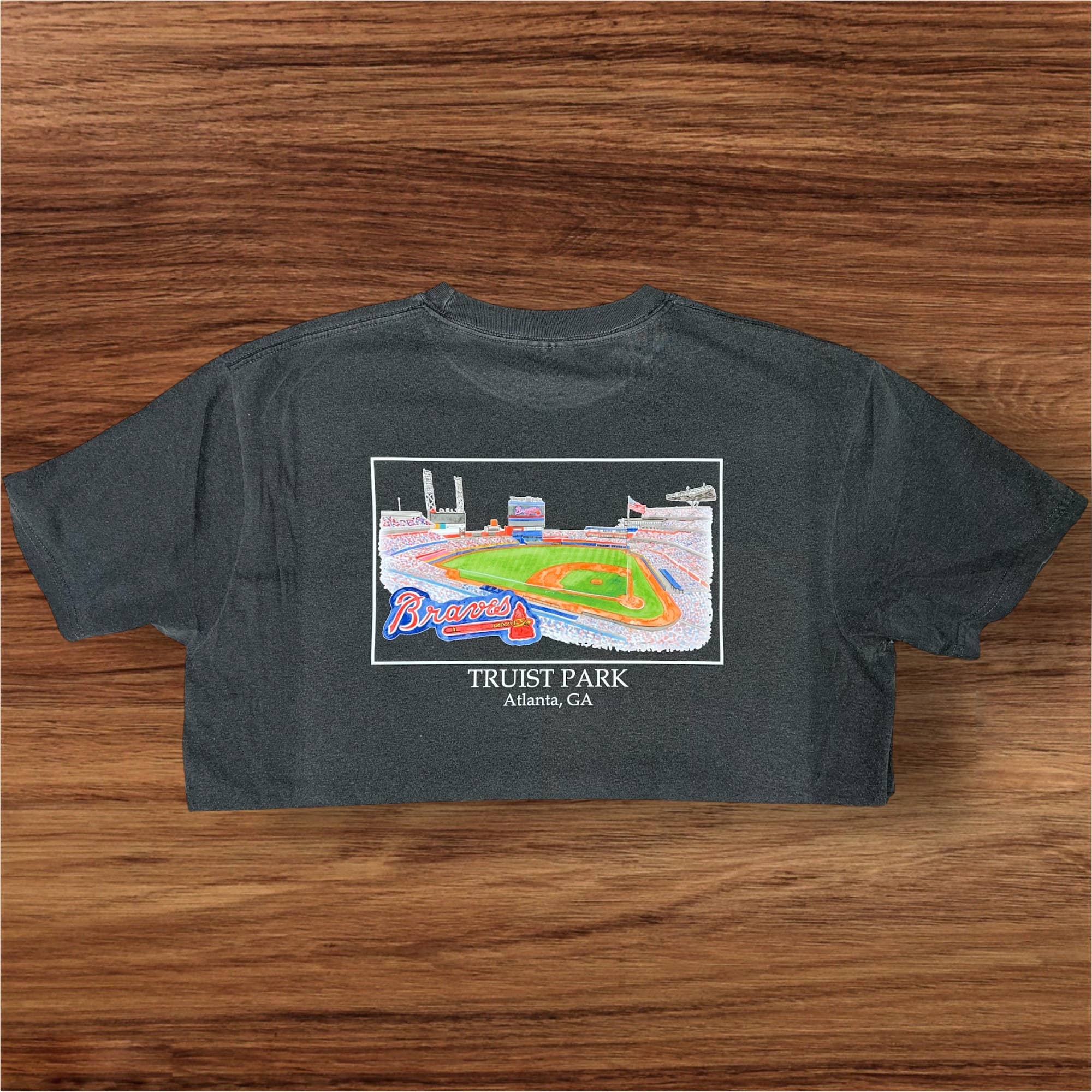 Simply You Customs - Vente T-shirt à imprimés – femme - Atlanta Braves Stadium - T-shirt SY4