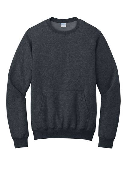 Print The Dream – wholesale Sweatshirt - Herr – Port & Company® Core Fleece Crewneck Tröja med Ficka1