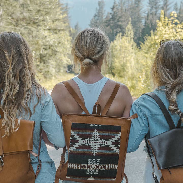 Wylde Brigade - Wholesale Backpack - Women's - Cruz Leather Aztec Slim Backpack13