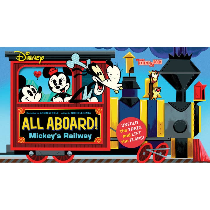 Abrams - Wholesale Baby & Toddler Book (0-2) - Disney All Aboard! Mickey’s Railway (An Abrams