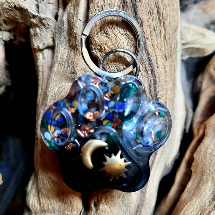 Secret Synergy Stones - Wholesale Pet Collar Charm - Cat/Dog - EMF 5G Pet Protection Orgone Crystal Dog Charm over 30 lbs