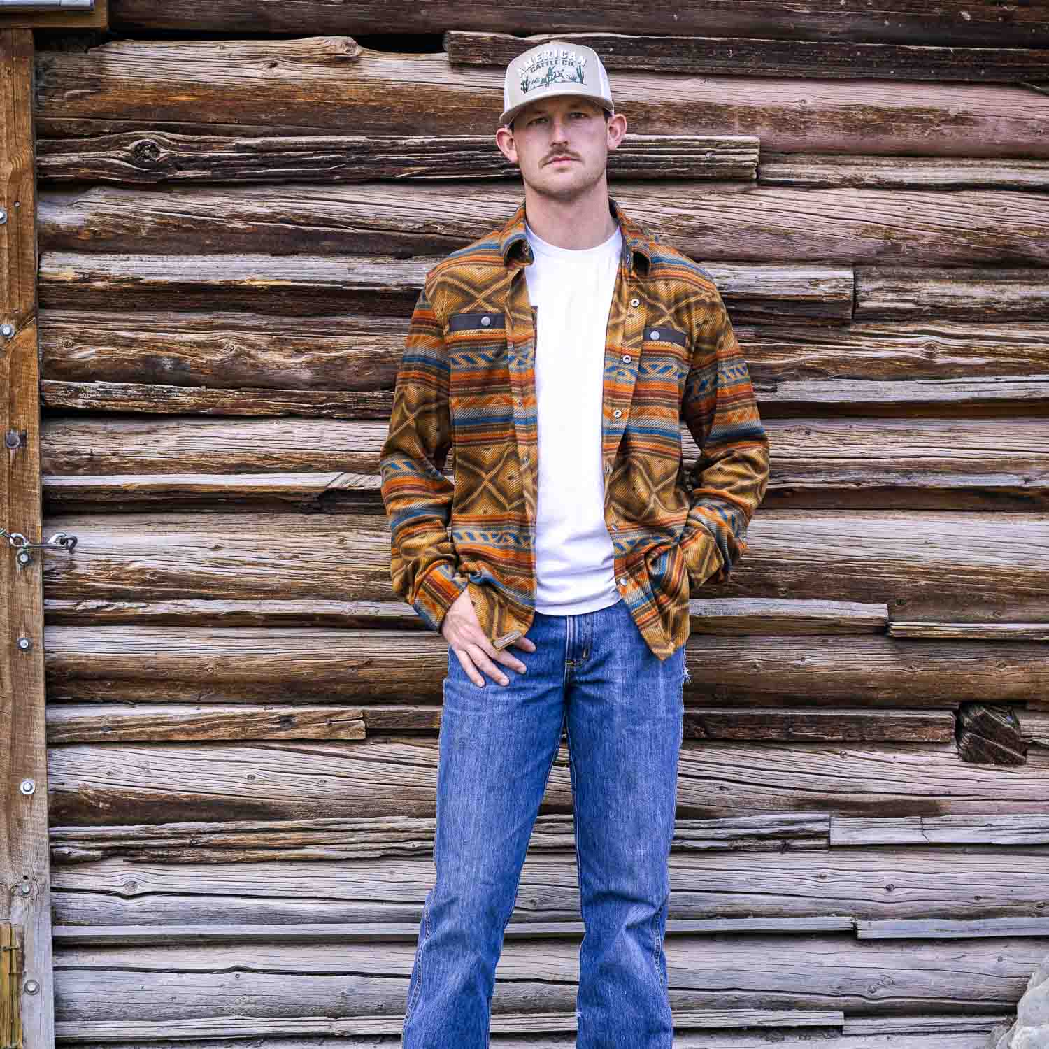 American Cattle Co - Wholesale Shirt Jacket/Shacket - Men's - Desperado Polar Fleece5