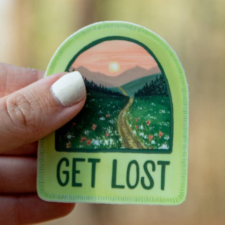 Get Lost Decal Sticker for wholesale by 1canoe2 | One Canoe Two Paper Co.