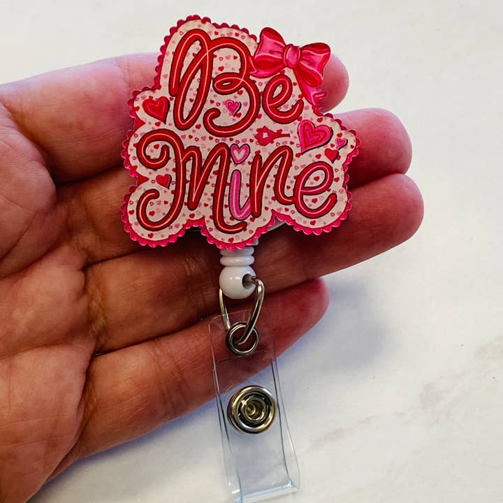 Carrete de Insignia "Sé Mío" - Carrete de Insignia de San Valentín para venta al por mayor de Spellbound Rose Creations