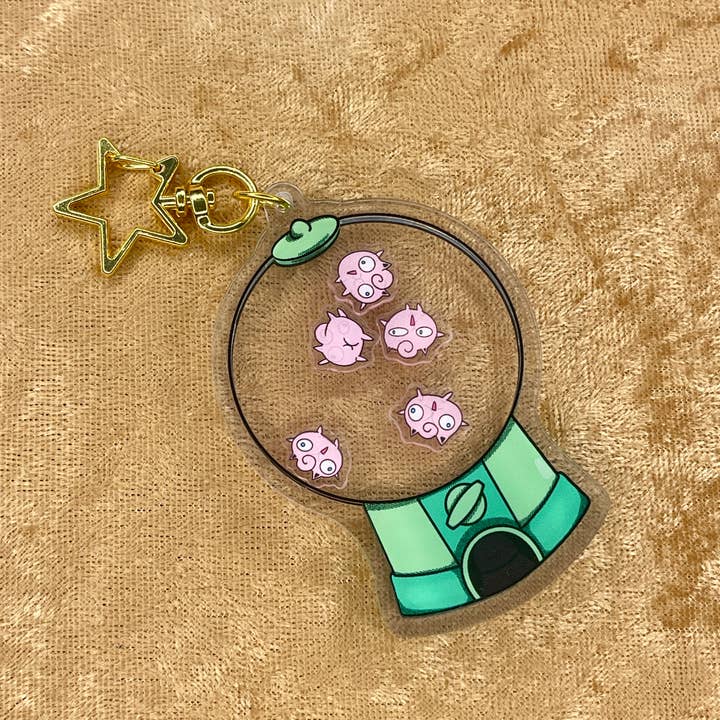 Portachiavi Agitatore Jigglybutt per la vendita all'ingrosso da parte di Space Babes Art