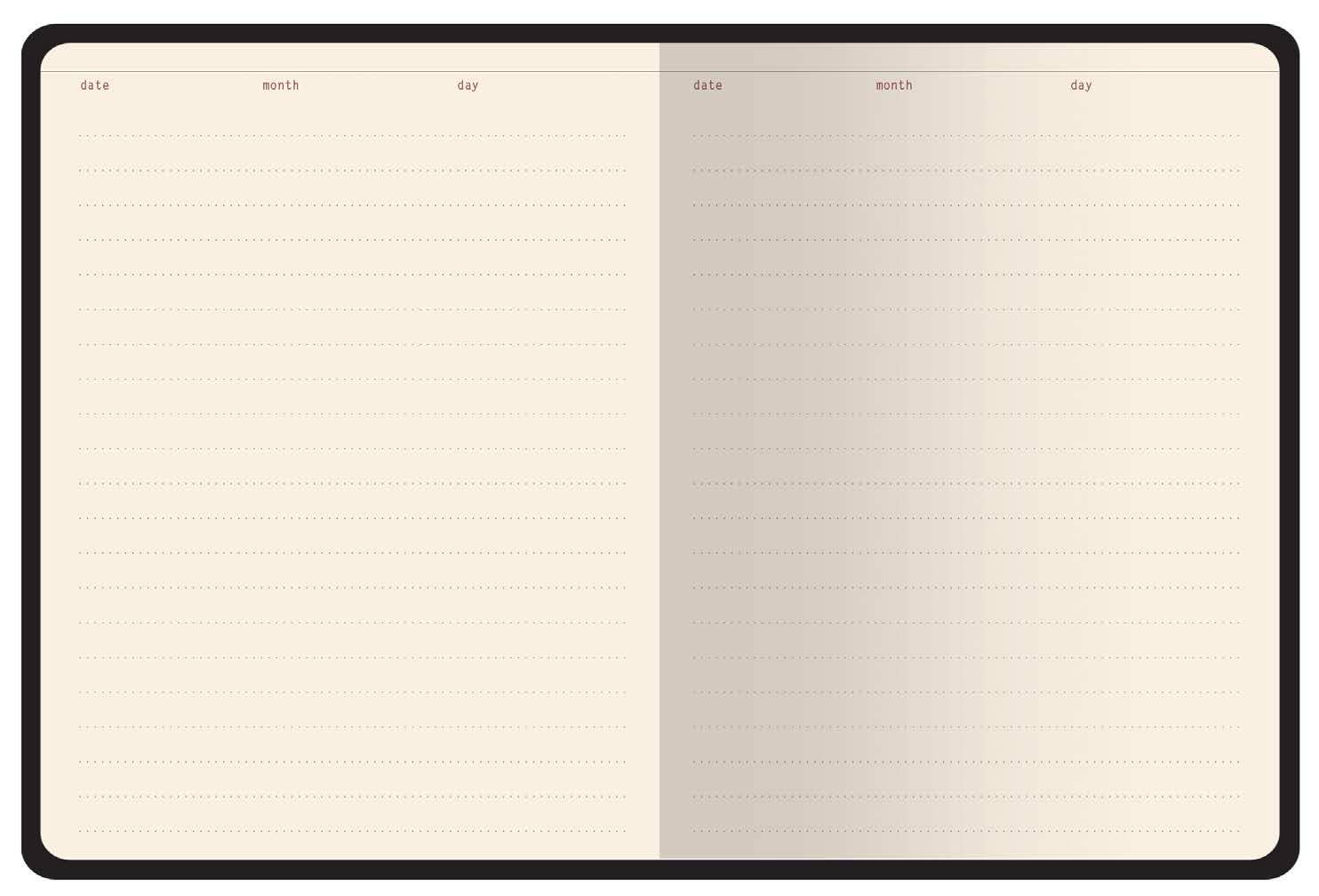 BV by Bruno Visconti - Wholesale Planner - A6 Vegan Leather Hardcover Daily Planner - Bloom Flowers3