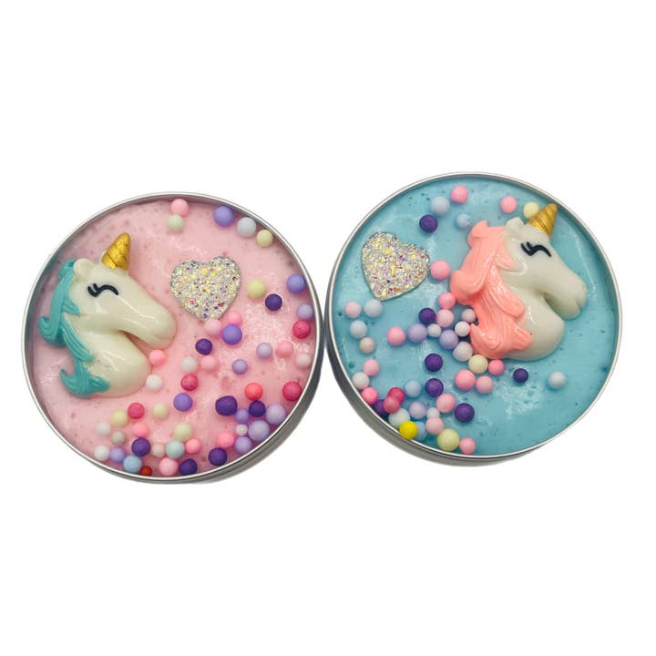 Decorated Dough - Vente Pâte ingénieuse/slime – enfant - Mastic/slime pour enfants sur le thème des mini-licornes