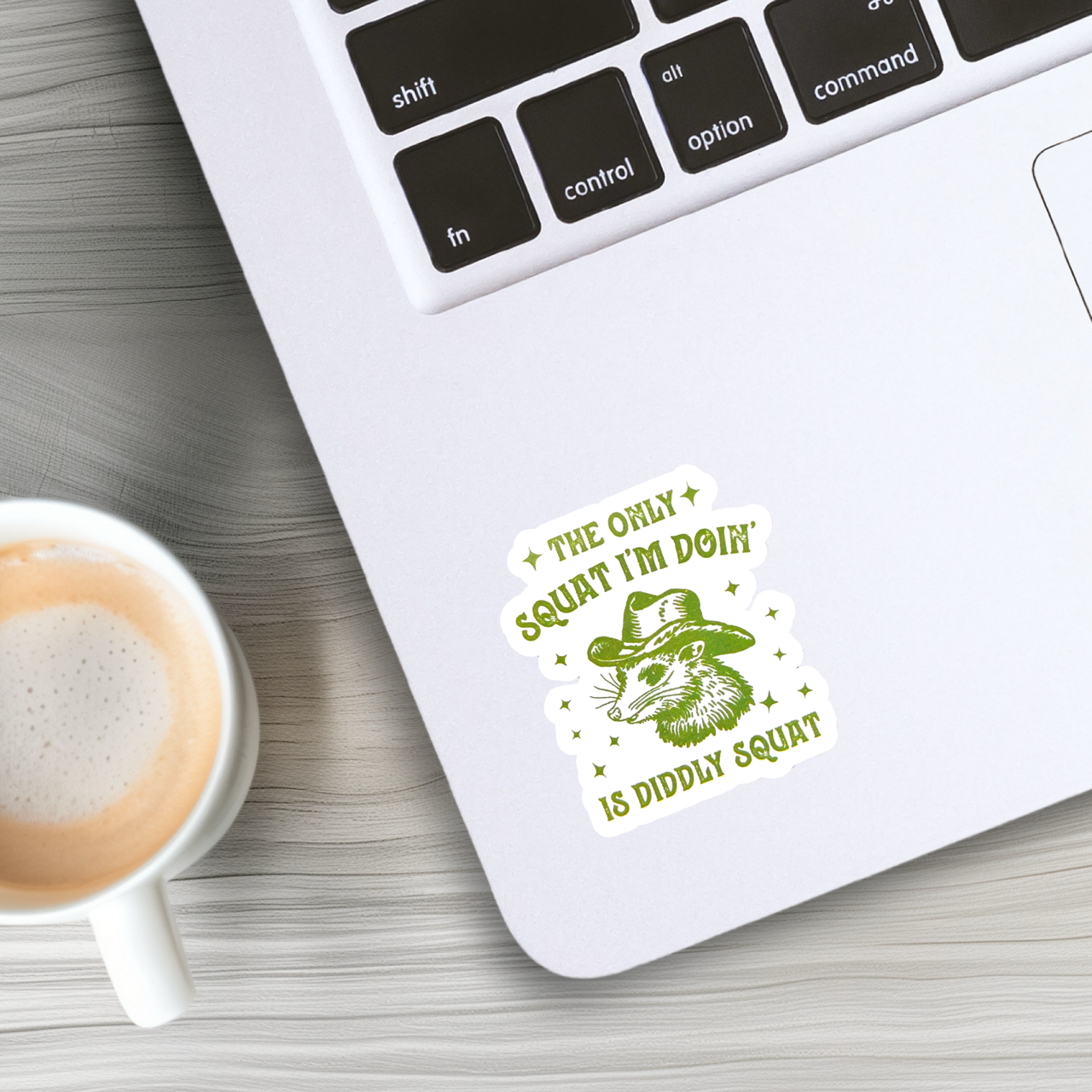 dkhandmade - Wholesale Sticker - THE ONLY SQUAT Sticker  0