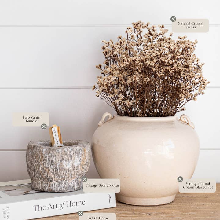 Luxe B Co - Wholesale Plant Pot - Cream Glazed Vintage Inspired Pot4