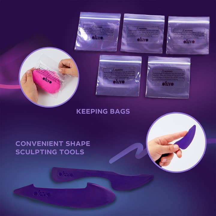 Fainotoys - Wholesale Art Set - Kids & Baby - OKTO Air Clay Set for Creativity – 36 Colors4