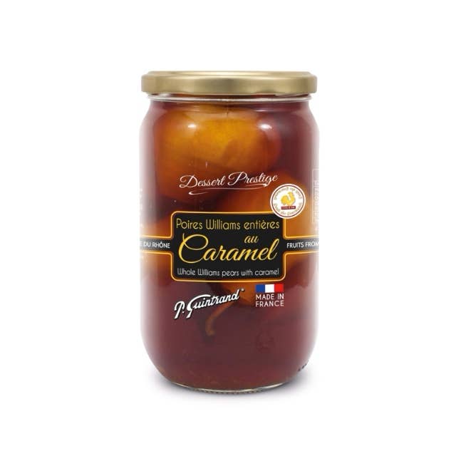 CONSERVES GUINTRAND - Wholesale Preserves - Whole Williams pears with caramel PG 850 ml (jar)