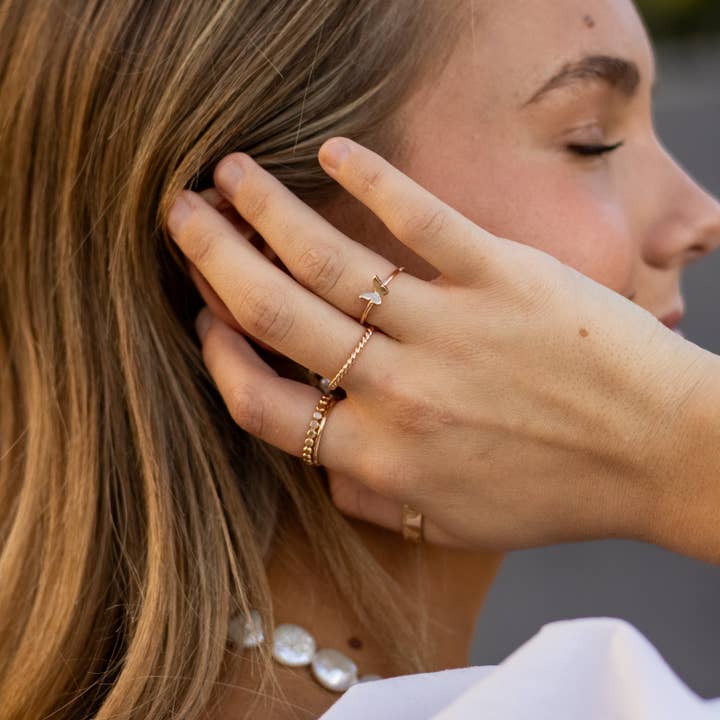 NOLIA Jewelry - Wholesale Band/Stacked Ring - Cora Stacking Ring5