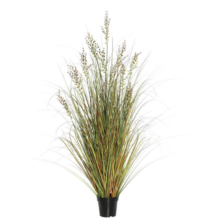 Vickerman 60" Green and Brown Grass in Pot for wholesale on Faire