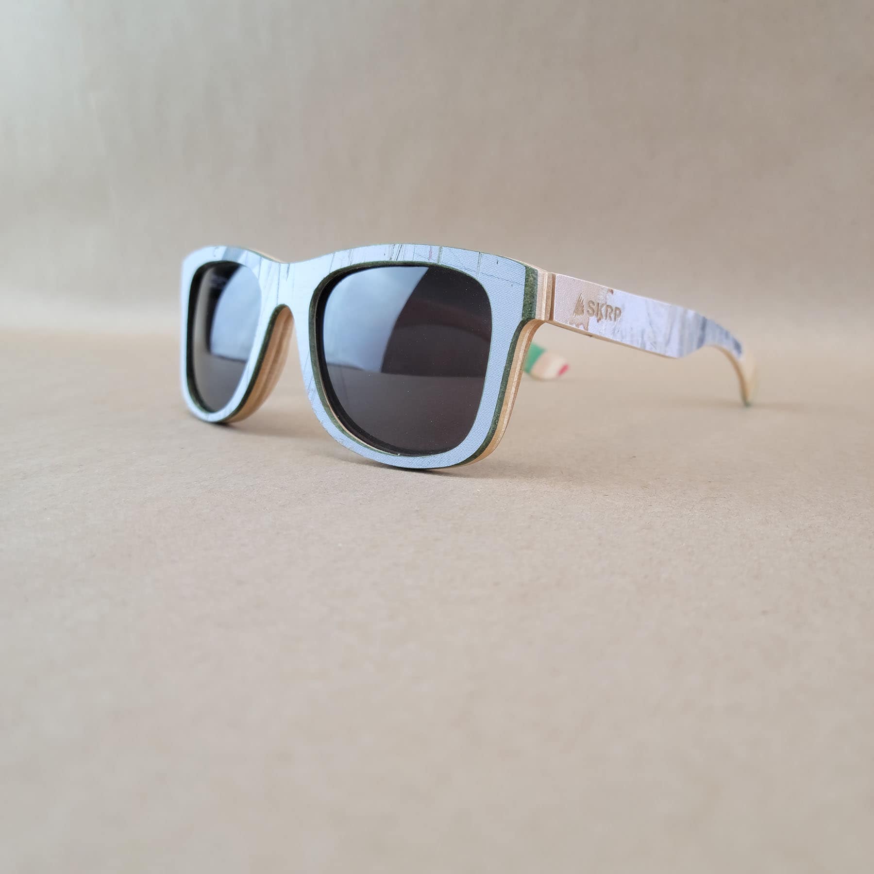 SKRP - Wholesale Sunglasses - Unisex - Recycled Skateboard Wayfarer Style Sunglasses3