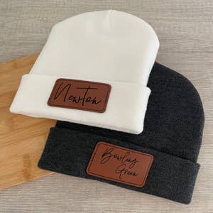 Purchase Wholesale leather patch beanie. Free Returns & Net 60 