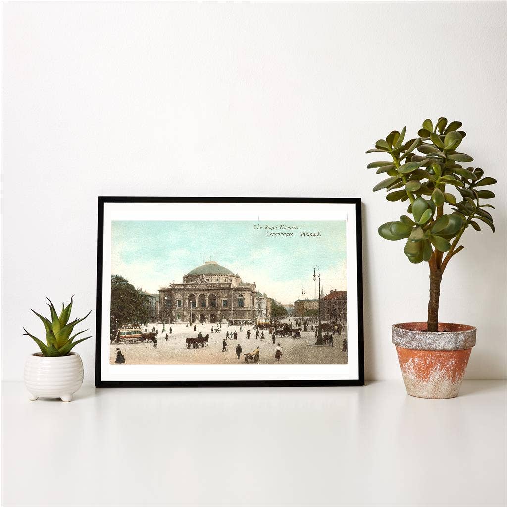 Found Image Press – Großhandel Kunstdruck – Kunstdruck MF-11 Königliches Theater, Kopenhagen, Dänemark1