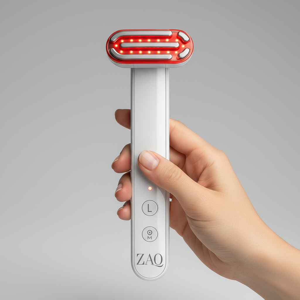 ZAQ Skin + Body Care - Wholesale Electronic Skincare Device - ZAQ Zayn 2.0 — 6-in-1 LED & Microcurrent Facial Wand6