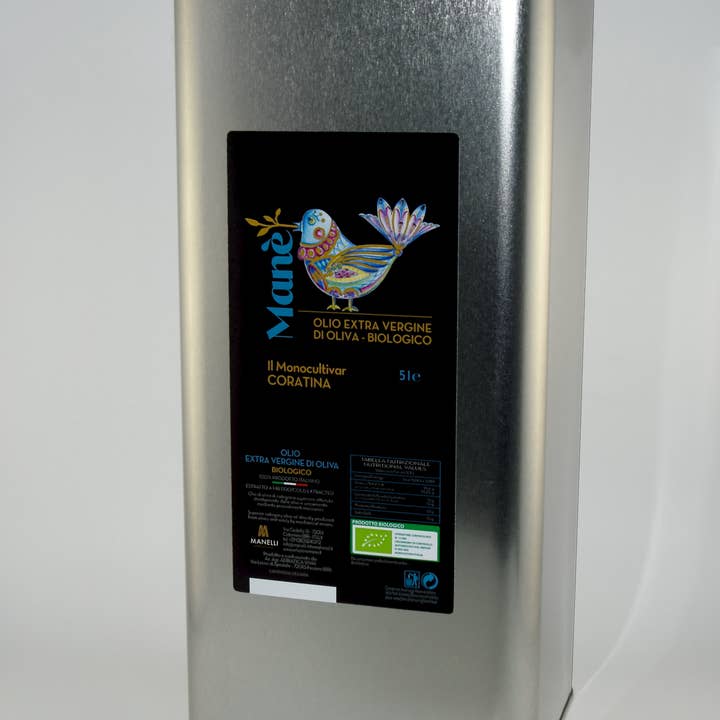 Manè - Excellence Made in Puglia – Engroshandel Olivenolie – Monocultivar CORATINA - Økologisk ekstra jomfru olivenolie1