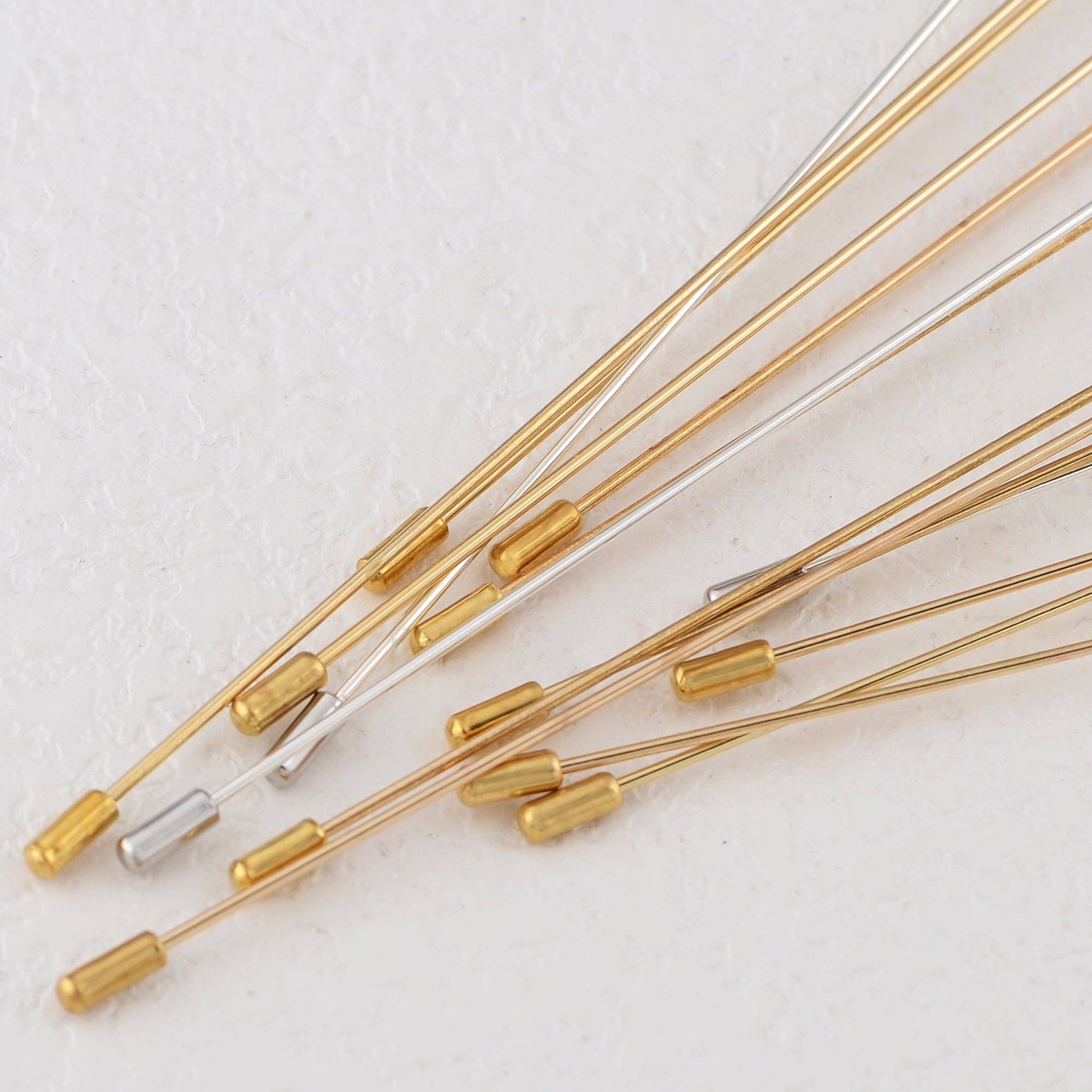 AK Brand - Wholesale Hat Accessory - Women's - Western Floral and Star Hat Pin 8 inch ling Scarf Pin16